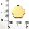 304 Stainless Steel Pendants STAS-H438-04G-02-3