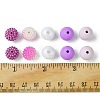 DIY Round Silicone & Acrylic & Berry Beads Making Findings Kits DIY-FS0006-26F-5