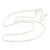 Brass Cable Chains Necklaces for Women NJEW-D302-47S-4