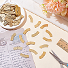 44Pcs 2 Styles Brass Links Connectors KK-WR0001-76-4