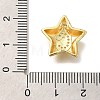 Rack Plating Brass Micro Pave Cubic Zirconia Pendants KK-I722-05G-C-3