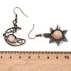Natural Sunstone Dangle Earrings G-H359-07R-06-5