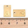 304 Stainless Steel Pendants SA-CBA1839-21G-A-3