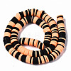 Handmade Polymer Clay Beads Strands CLAY-R089-8mm-151-3
