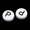 Opaque Acrylic European Beads AC-CBA3BDD-01P-2