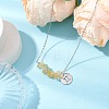 Natural Citrine Chip & Constellation Pendant Necklaces NJEW-JN05084-03-2