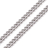 Adjustable 304 Stainless Steel Curb Chains Necklaces Making AJEW-JB01215-01-3