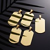 304 Stainless Steel Big Pendants LS-STAS-I140-19F-G-1