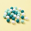 30Pcs 3 Colors Silicone Beads Round Rubber Bead 15MM Loose Spacer Beads for DIY Supplies Jewelry Keychain Making SIL-FS0001-01E-6