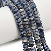 Natural Blue Spot Jasper Beads Strands G-G317-A11-3x6mm-1