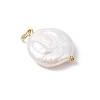 Natural Keshi Pearl Pendants PALLOY-JF04189-02-3
