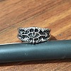 Retro Brass Cuff Open Rings for Men WG9D0D0-01-1