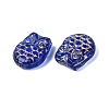 Owl Glass Beads GLAA-T025-65M-02-2