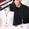 DIY Interchangeable Dome Office Lanyard ID Badge Holder Necklace Making Kit DIY-SC0021-97I-5
