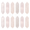12Pcs Faceted Natural Rose Quartz Double Terminated Points G-OC0003-65-1