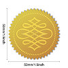 Self Adhesive Gold Foil Embossed Stickers DIY-WH0211-370-2