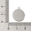 304 Stainless Steel Pendants STAS-B074-08P-10-3