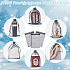 30pcs Large Organza Pouches Portable Shoes Bag Travel Storage Drawstring Bags OP-SP0001-03A-02-6