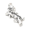 Tibetan Style Alloy Pendant Rhinestone Settings PALLOY-A037-03M-AS-2