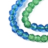 Transparent Glass Beads Strands GLAA-N074-01A-09-4