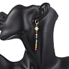 Sun Dyed Natural Malaysia Jade Hoop Earrings EJEW-JE06873-3