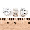 Mother's Day Tibetan Style Alloy European Beads MPDL-F021-01AS-3