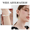 12Pcs 3 Style Brass Cubic Zirconia Charms KK-BBC0011-55-5