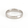 201 Stainless Steel Plain Band Rings RJEW-G107-4mm-9-P-2