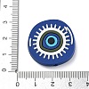 Evil Eye Theme Silicone Beads SL-CBACE28-03F-3