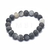 Natural Gemstone Bead Stretch Bracelets BJEW-K212-B-030-2