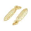 Brass Pendants KK-D218-12G-03-2