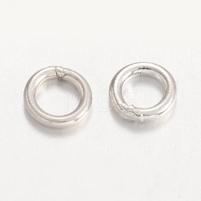 Sterling Silver Round Rings X-STER-E047-4mm-S-1