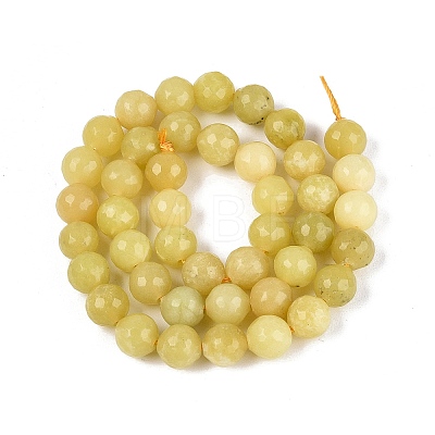 Natural Lemon Jade Beads Strands G-Q606-59A-1