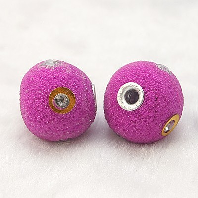 Indonesia Beads with Iron Core CPDL123Y-1