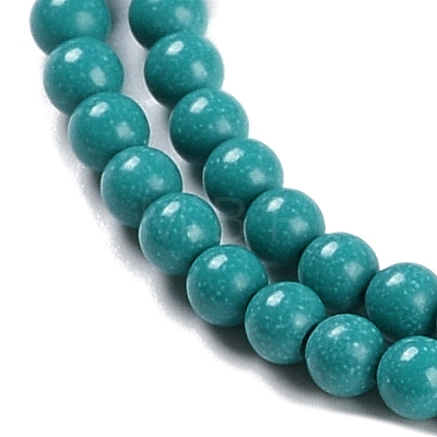 Synthetic Turquoise Beads Strands G-U004-02G-1