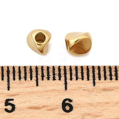 Brass Spacer Beads KK-O133-008G-1