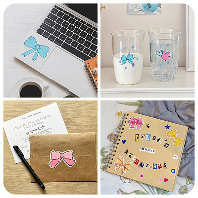 50Pcs PVC Paper Picture Stickers DIY-TAC0010-39-1