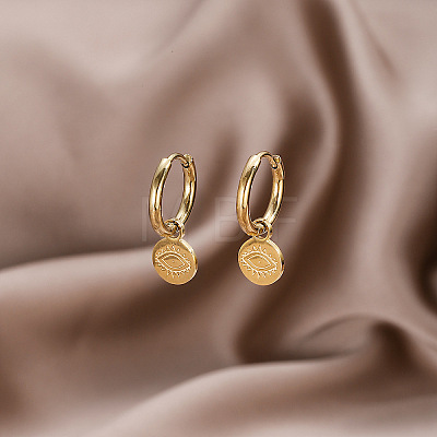 304 Stainless Steel Hoop Earrings WG1DE27-01-1