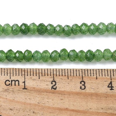 Dyed Natural Malaysia Jade Rondelle Beads Strands G-E316-2x4mm-57-1