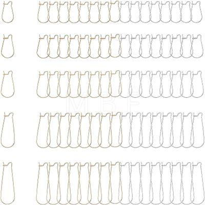 Unicraftale 304 Stainless Steel Hoop Earring Findings STAS-UN0016-77-1