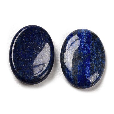 Natural Lapis Lazuli Oval Worry Stone G-R487-01I-1