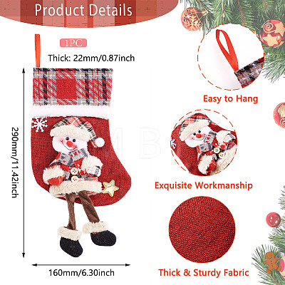 Christmas Theme Non-woven Fabrics Bags ABAG-TAC0005-03A-1