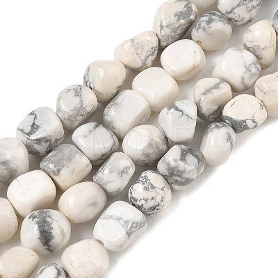 Natural Howlite Beads Strands GG-CBA9392-10-1