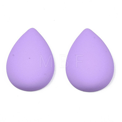 Opaque Spray Painted Acrylic Cabochons ACRP-S679-30-1