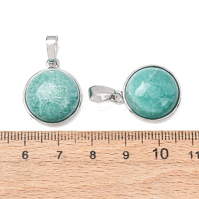 Natural Amazonite Pendants GG-CBA0251-09F-P-1