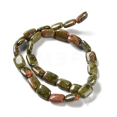 Natural Unakite Beads Strands G-K357-D10-01-1
