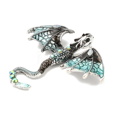 Alloy Rhinestone Big Pendants FIND-I060-01AS-04-1