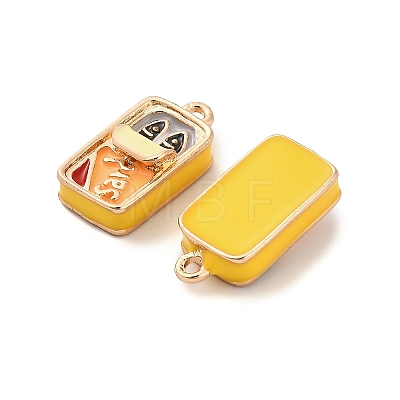 Alloy Enamel Pendants PALLOY-R155-01G-05-1