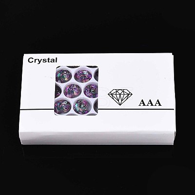 140Pcs Electroplate Glass Charms EGLA-T029-05A-1