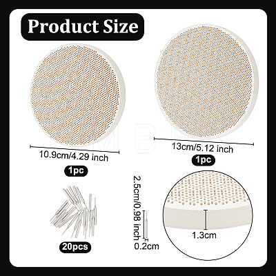 Quartz Honeycomb Ceramic Soldering Boards AJEW-OC0005-53B-1